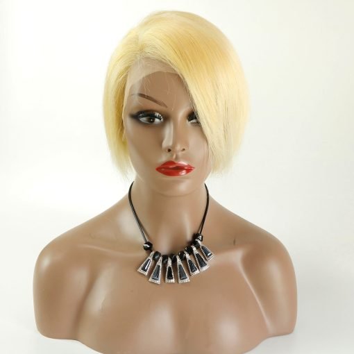 Human hair pixie cut wigs