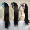 Human hair headband wigs