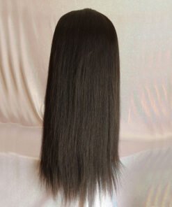 18 inch yaki straight machine made headband wigs